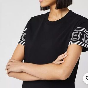 KENZO Paris Black And White Logo Top—BEAUTIFUL!! Like New Condition!! Size S
